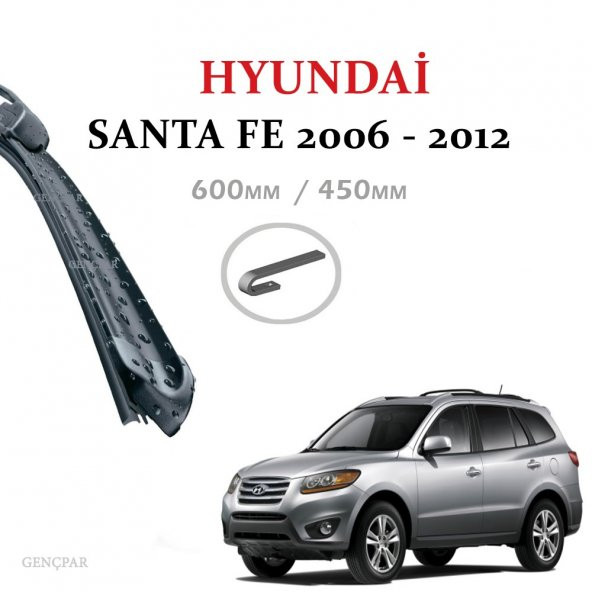 HYUNDAİ SANTA FE SİLECEK TAKIMI (2006-2012) ürün görseli 1