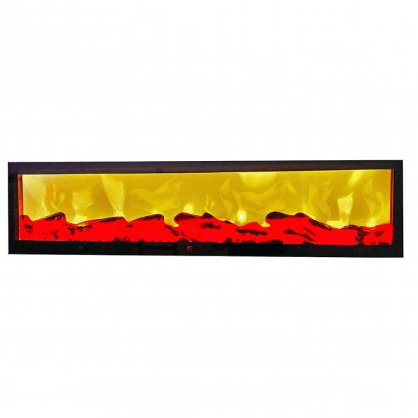 Dekoratif Yapay Şömine 110 X 25 X 16 CM Elektrikli Şömineler