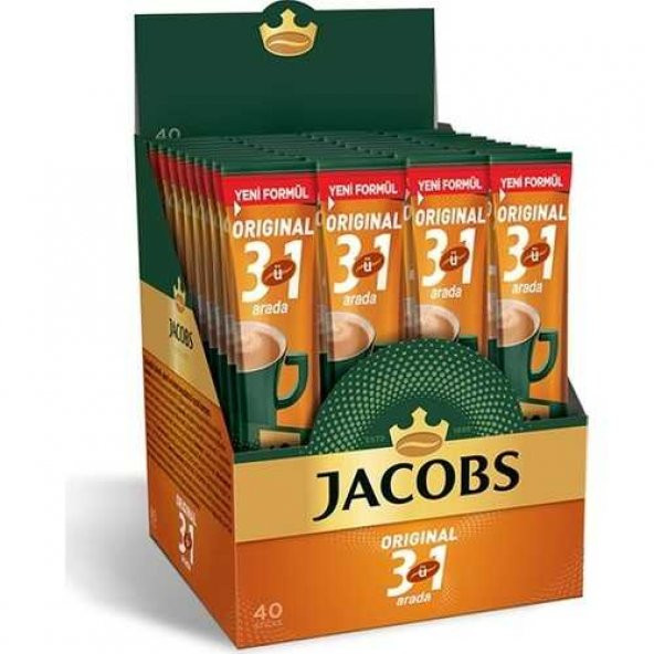 Jacobs 3ü1 Arada Kahve 40lı Paket