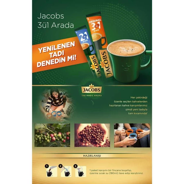 Jacobs 3ü1 Arada Kahve 40lı Paket - 3