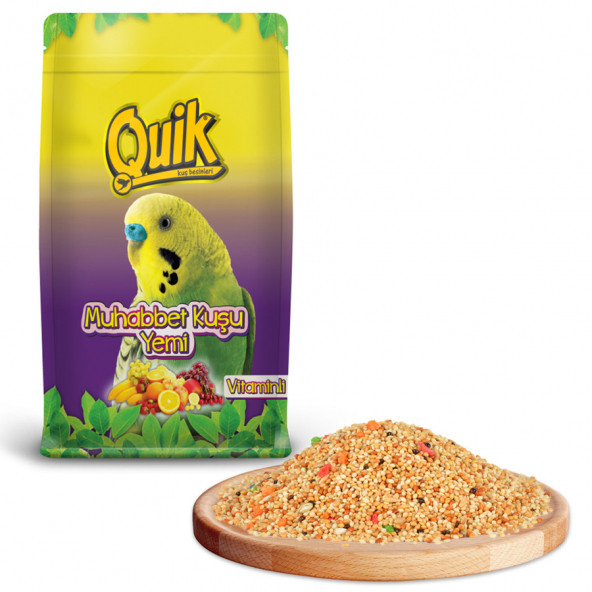 Quik Muhabbet Yemi 400 gr  - Kuş Yemi