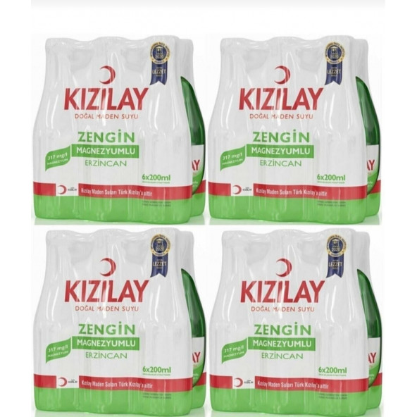 Türk Kızılay Erzincan Kızılay Sade Madensuyu 24x200 ml