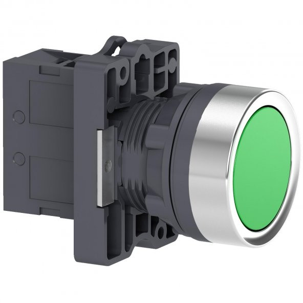 Schneider Xa2ea31 Yaylı Buton Yeşil