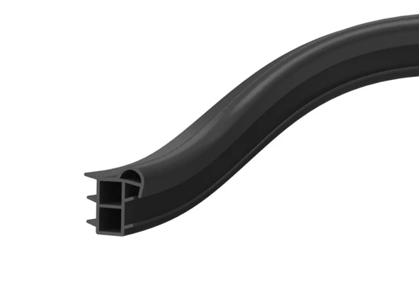 Contacall Çelik Kapı Kasa Fitili Contası Çelik Kapı Contası Siyah Renk 6 Metre - Resim 2