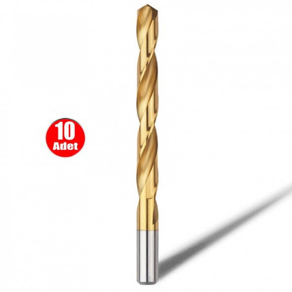 Gfb Titanyum Matkap Ucu Hss Metal Ahşap Plastik - 3.5 mm _10 Adet