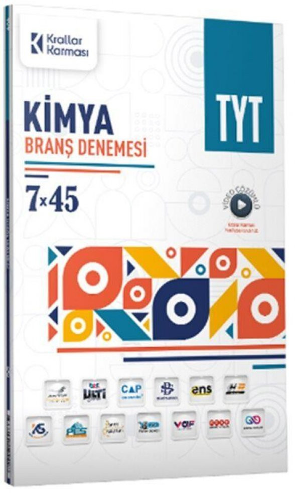 TYT Kimya 7 x 45 Branş Deneme Krallar Karması
