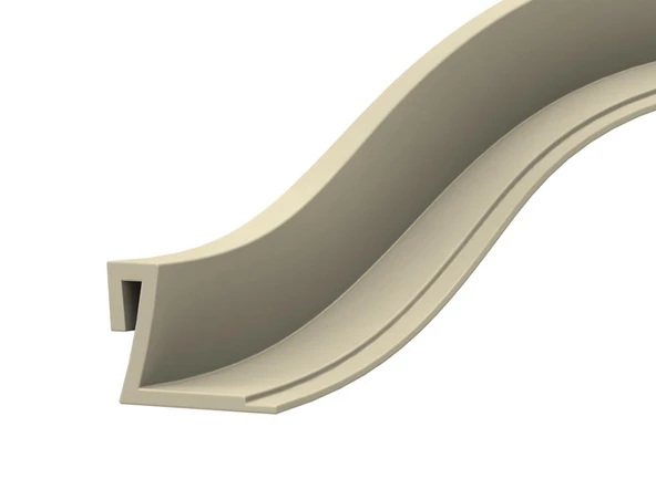 Contacall Çelik Kapı Kasa Fitili Contası Çelik Kapı Contası 6 Metre Siyah - Resim 2