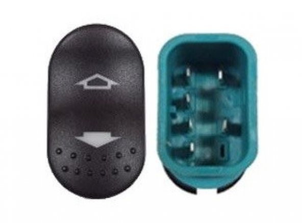 FORD TRANSİT V184 SAĞ TEKLİ CAM KALDIRMA DÜĞMESİ (2000-2006) - 2