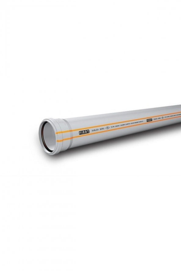 Dublex Pvc Atık Su Borusu Pimaş 100 X 1000 Mm. FIRAT