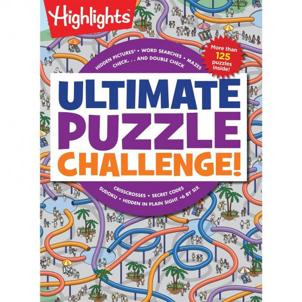 Highlights Ultimate Puzzle Challenge Activity Books Highlights İngilizce Etkinlik Kitabı