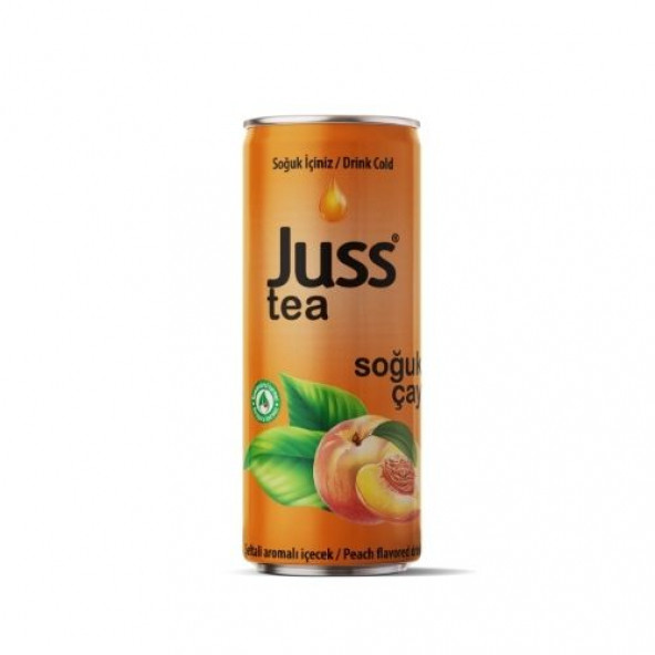 JUSS Tea Şeftali Aromalı Soğuk Çay 330 ml x24 adet