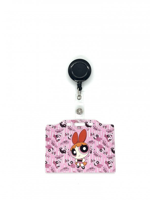 Sağlıkçı Shopping PowerPuff Girls Blossom Temalı Yatay Kart Kabı Kart Koruyucu