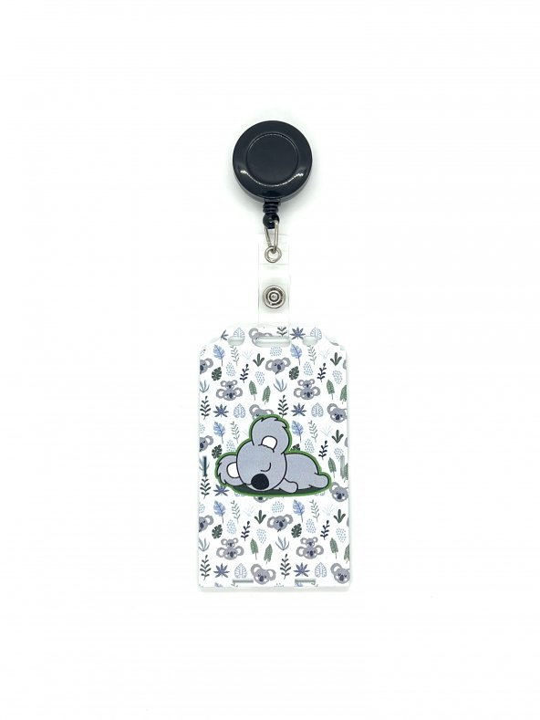 Sağlıkçı Shopping Koala Temalı Dikey Kart Kabı Kart Koruyucu
