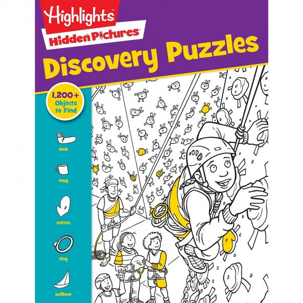 Highlights Hidden Pictures Discovery Puzzles Activity Books Highlights İngilizce Etkinlik Kitabı