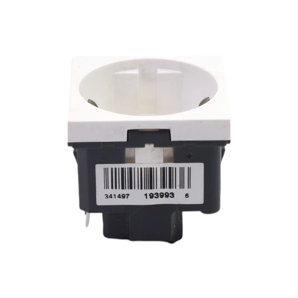 ŞEBEKE PRİZİ 45X45 TEKLİ SİSTEM ARMADA WHITE - 4