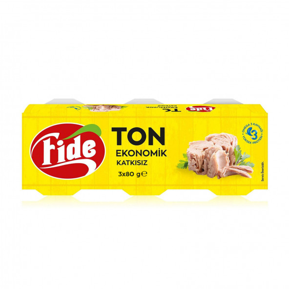 Fide Ekonomik Ton Balığı 80 gr 3'lü