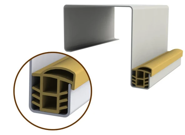 Contacall Çelik Kapı Kasa Fitili Çelik Kapı Contası 6 Metre Siyah - Resim 3