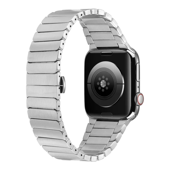 Apple Watch 7 41mm Kordon KRD-79 Metal Kordon - Resim 7