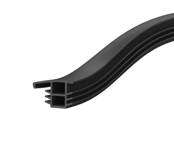 Contacall Çelik Kapı Kasa Fitili Contası Çelik Kapı Contası 6 Metre Siyah - Resim 2