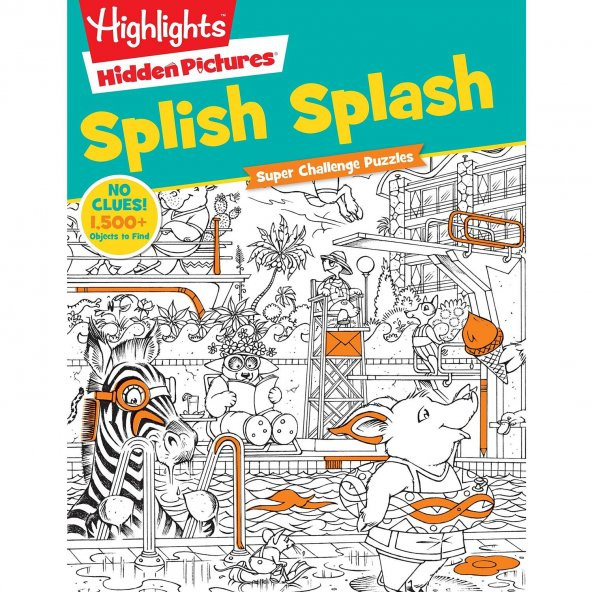 Highlights Hidden Pictures Splish Splash Activity Books Highlights İngilizce Etkinlik Kitabı