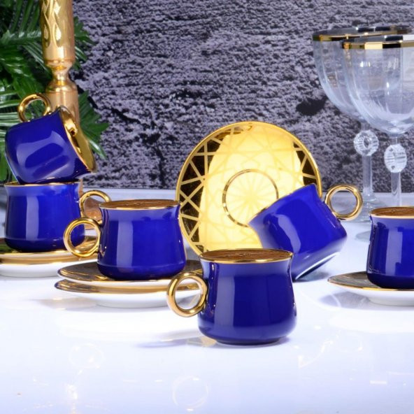 Kosova Serena 6lı Fincan Takımı 90 cc İST-124MAVİ