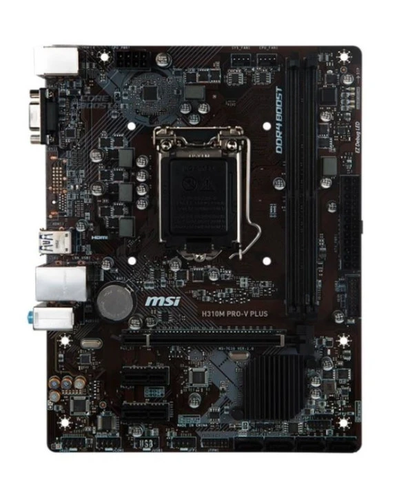 MSI H310M PRO-V PLUS Intel H310 2666 MHz DDR4 Soket 1151 mATX Anakart