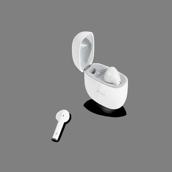 Ttec AirBeat Go Gerçek Kablosuz TWS Bluetooth Kulaklık Beyaz - 2KM141B - Resim 3