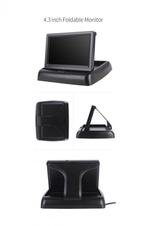 ✅GERİ GÖRÜŞ MONİTÖRÜ 4.3" KATLANABİLİR EKRAN + KAMERA - 5