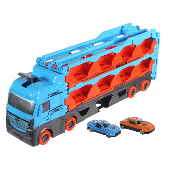 Oyuncak taşıyıcı Tır Dev Boy 200 Cm uzunluk 2 adet Araba - 2