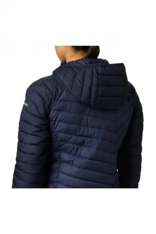 Columbia Powder Hooded Jacket Bayan Mont - Resim 4