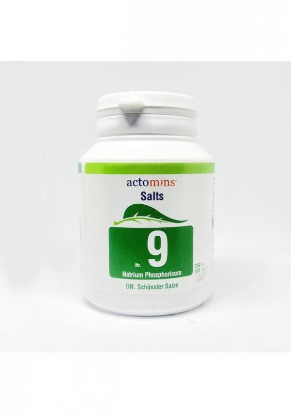 Schüssler Tuzları No9 NatriumphosphoricumD6-400Tablet-SKT:05/2027 - 1