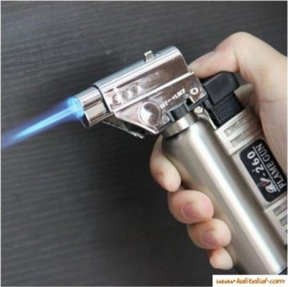 Torch Doldurulabilir Profesyonel Pürmüz Çakmak BS-260 -BS-261 Yedek Gaz Hediyeli - 4