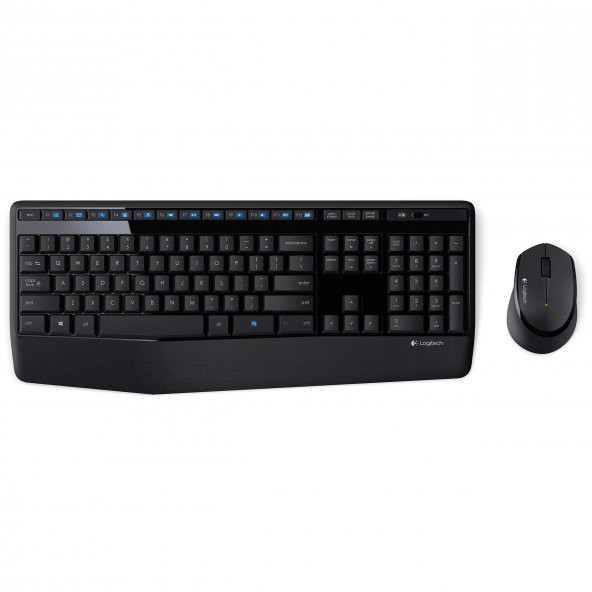 Logıtech Mk345 Türkçe Kablosuz Multimedya Siyah Q Klavye+mouse Set
