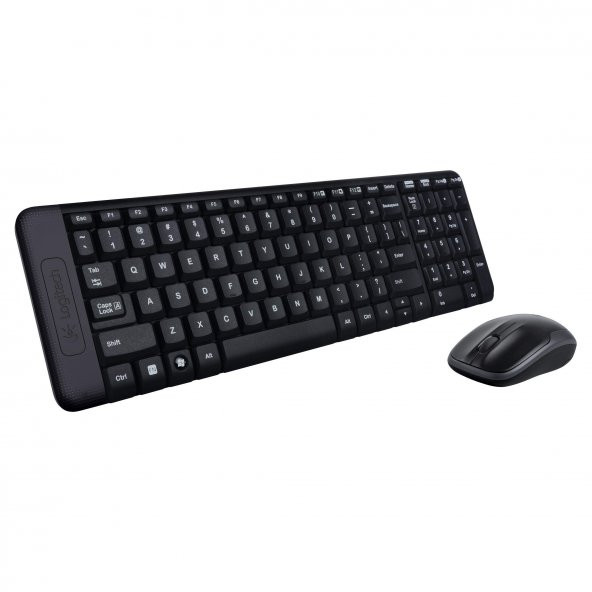 Logıtech Mk220 Türkçe Kablosuz Siyah Q Klavye+mouse Set