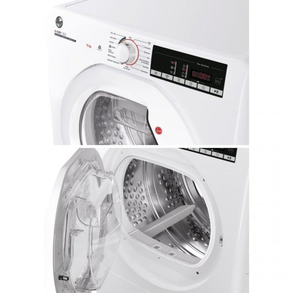 Hoover HLE H9A2TE-17 9 Kg. Isı Pompalı Çamaşı Kurutma Makinesi - 5