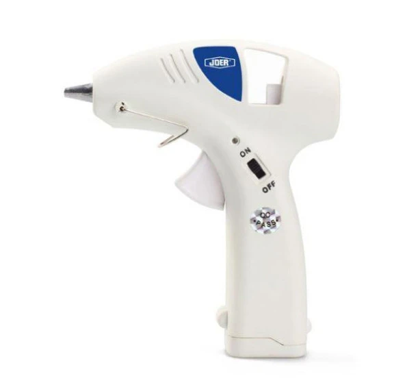 JOER 10W 7mm Seyyar Pilli Sıcak Tutkal Tabanca Damla Önleyici Uç