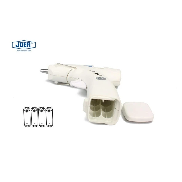 JOER 10W 7mm Seyyar Pilli Sıcak Tutkal Tabanca Damla Önleyici Uç - 2