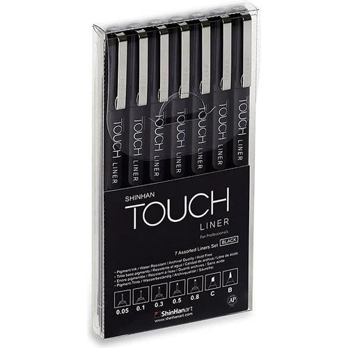 TOUCH LINER TEKNİK ÇİZİM KALEMİ SET 7'Lİ COLOR