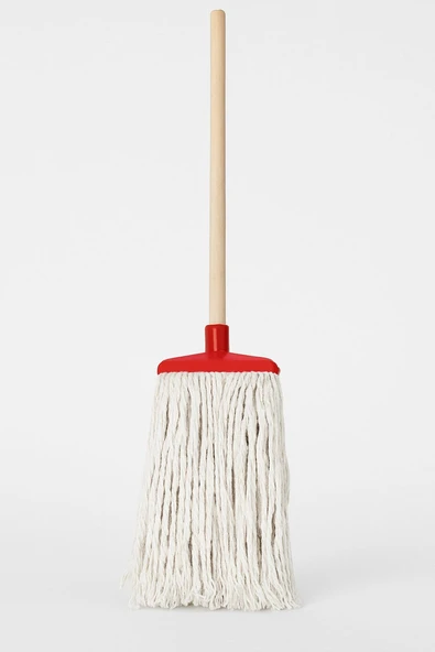 Ceymop Vidalı Jumbo Mop Paspas 260 gr + Ahşap Lüx Sap 120 cm ( Set )