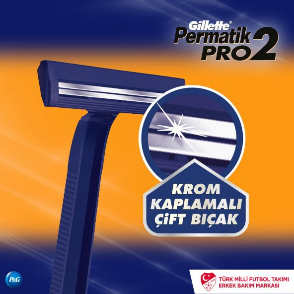 Gillette Permatik Pro2 Kullan At Tıraş Bıçağı 10 Adet - 3