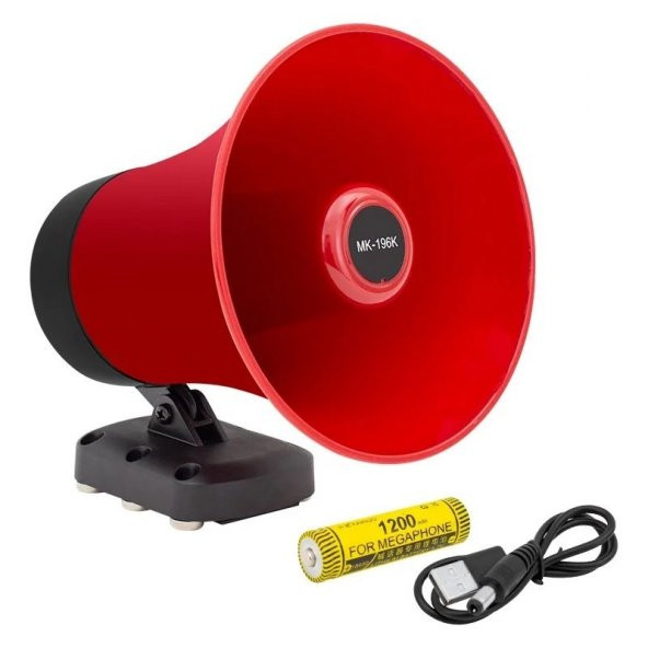 MAGICVOICE MK-196K ARAÇ ÜSTÜ MIKNATISLI BLUETOOTHLU USBLİ ŞARJLI 50 WATT HARİCİ HOPARÖR