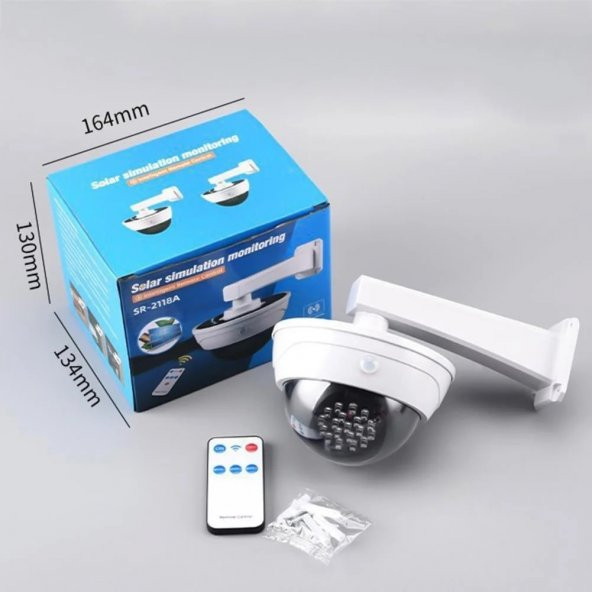 POWERMASTER PM-17622 KAMERA GÖRÜNÜMLÜSENSÖRLÜ LEDLİ SOLAR AYDINLATMA LAMBA - 3