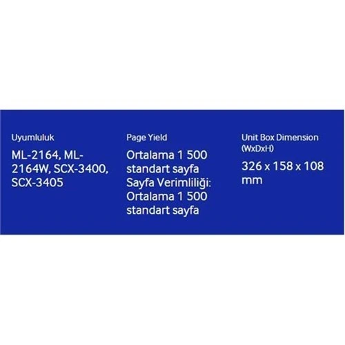 Samsung Mlt-D101s 1500 Sayfa Kapasiteli Siyah Toner - Resim 2