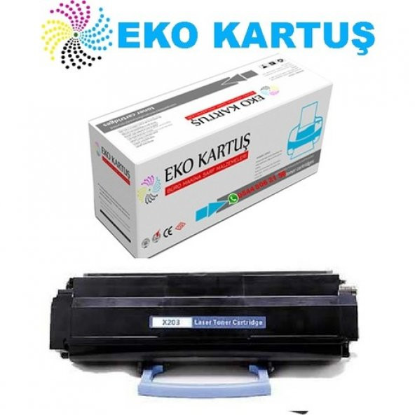 Eko Kartuş Lexmark X203-X204 Muadil Toner