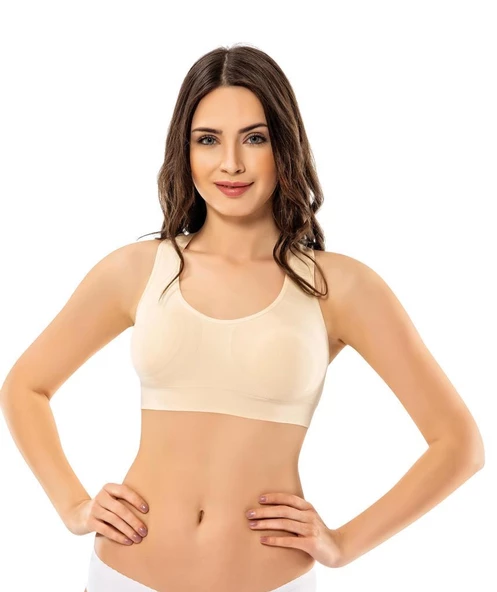 Modinn 1215 Bayan Kalın Askılı Pedli Bustiyer - Resim 2