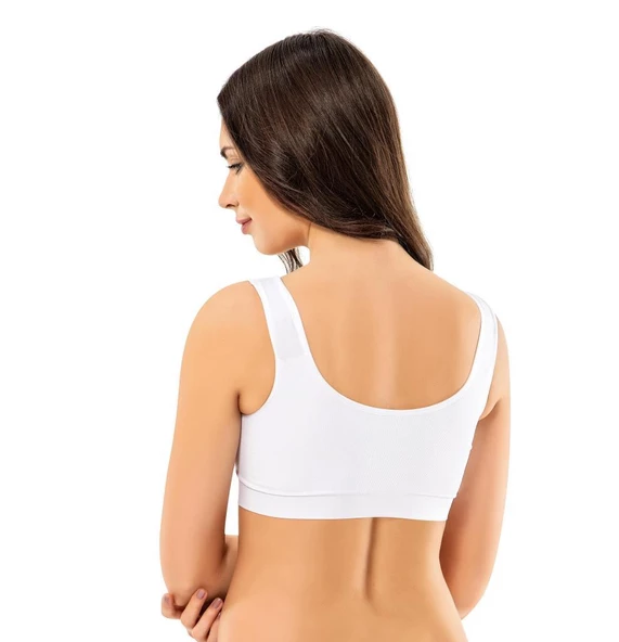 Modinn 1215 Bayan Kalın Askılı Pedli Bustiyer - Resim 3