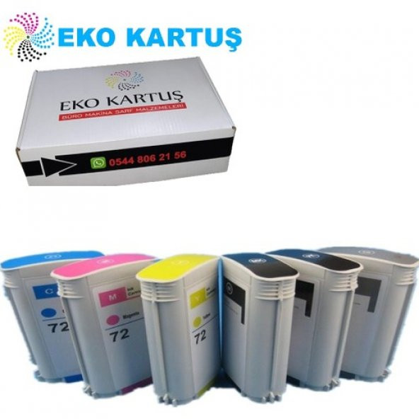 Eko Kartuş C9372 6 Renk Muadil Kartuş - 2