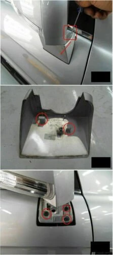 Chevrolet Captiva Dikiz aynası Sağ Alt Kapak Gm,94510468 - Resim 2