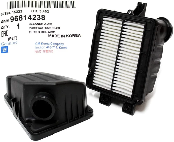 Chevrolet Aveo 2004-11 Hava Filitresi Komple Gm,96814238 ürün görseli 1