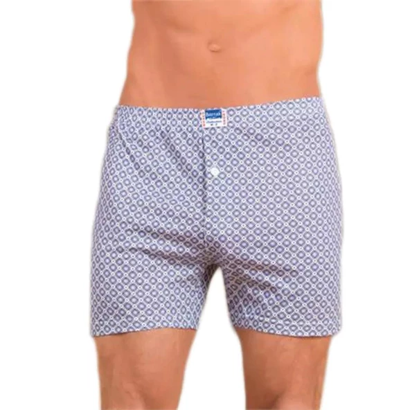 6 lı Paket Berrak Erkek Penye Desenli Boxer 1053 - 3